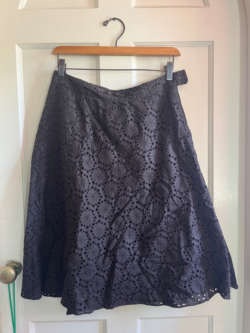 Banana republic brown Eyelet A-Line Skirt beautiful
